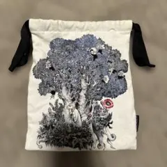 YUKO HIGUCHI 巾着ポーチ 韓国限定 奇幻動物森林のサムネイル