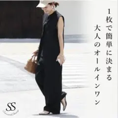 完売品！！オールインワン ノースリーブ ブラック