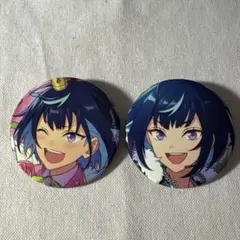 あんスタ　コレクション缶バッジ　冴霧笑主　エス　2点セット
