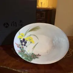陶あん 京焼 中鉢 楕円 盛皿 草花 - メルカリ