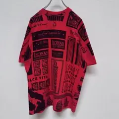 名作 John Galliano ニュースペーパーTシャツ カットソートップス 