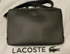 【未使用に近い】LACOSTE CHANTACO スクエアショルダーバッグ