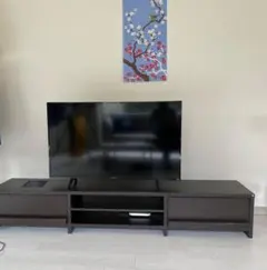 ダークブラウン テレビ台 収納棚のサムネイル