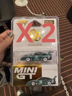 MINI GT NISSAN 180SX LBWK 東京 オートサロン 2台 - メルカリ