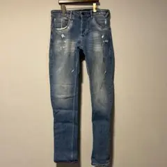 GABBA Premium Brand ダメージ加工 デニムパンツ