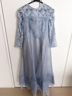 スナイデル　ボリュームフレアレースドッキングドレス　結婚式