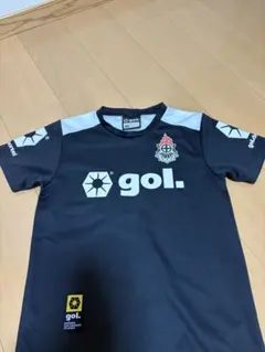 gol. 半袖サッカーウェア 黒　鹿児島ユナイテッドFC