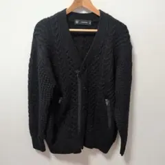 GU　undercover ケーブルニット カーディガン