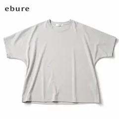 美品 ebure エブール ドルマンスリーブクルーネックカットソー 38 日本製のサムネイル