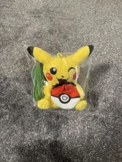 韓国限定】釜山 ポケモン 駅長ピカチュウ ガチャガチャ キーホルダー