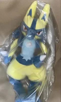 ポケットモンスター めちゃもふぐっとぬいぐるみ 黄色いルカリオ 色違い