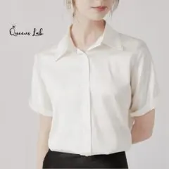 ブラウス レディース 半袖 シャツ トップス ワイシャツ 夏 オフィス 事務服