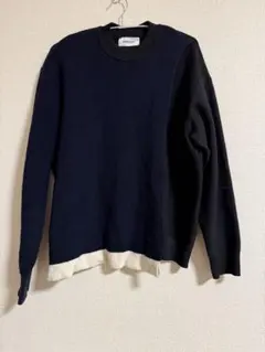 AMBUSH アンブッシュ　リブ編みセーター ネイビー/ブラックのサムネイル
