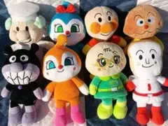 アンパンマン ぬいぐるみセット8体