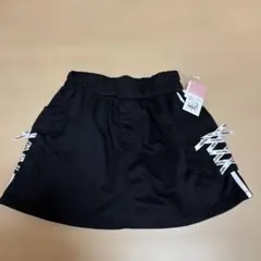 黒いリボンデザインスカート