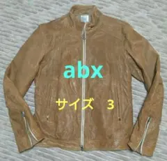 【美品】abx エービーエックス シングルライダースレザージャケット 牛革 2026年最新】abx メンズ レザージャケット・ライダースの人気アイテム