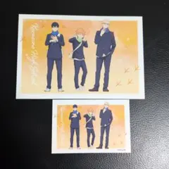 ハイキュー!!　烏野高校　冬制服　ポストカード＆ミニカード