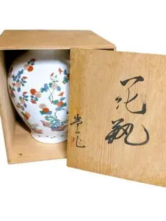 花鳥図 磁器 花瓶 フラワーベース 光緒年製 - メルカリ