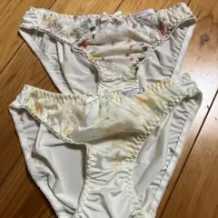 L Lサイズ　ショーツ2枚セット　イエロー＆清純系　新品未使用