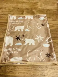 【中古品】ひんやりタオル　しろくま　約30x100cm 熱中症対策