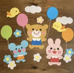 壁面飾り　春　卒園　入園　進級　誕生会　3月 4月　保育園　幼稚園