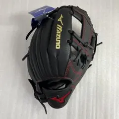未使用　ミズノ　少年軟式用グローブ　ワイルドキッズ　ブラック　右投げ　5Sのサムネイル