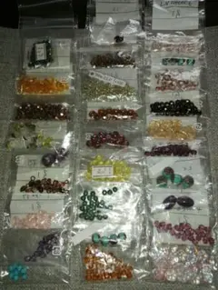 まとめ売り多色ビーズセット 複数パック