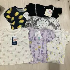 【新品未使用タグ付き】ベビー半袖Tシャツ5枚セット_80cm_保育園着
