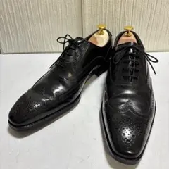 【美品】REGAL 28HRウィングチップ 黒レザー ドレスシューズ26.5cm