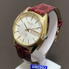 セイコー ロードマチック LM 25石 ゴールド 新品ベルト 1971.Aug セイコー ロードマチック LM 25石 ゴールド 新品ベルト 1971.Aug