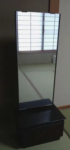 昭和 レトロ 鎌倉彫りドレッサー 鏡付き - メルカリ