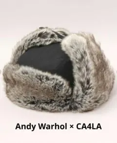 Andy Warhol×CA4LA BANANA BOMBER CAP ブラック