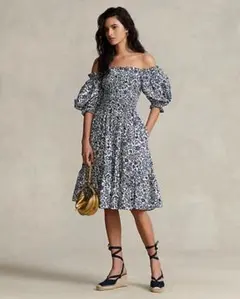 【現行正規品】美品 ラルフローレン フローラル スモッキングワンピース 花柄