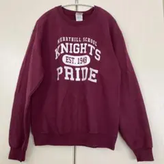 トレーナー　男女兼用　Sサイズ　ワインレッド