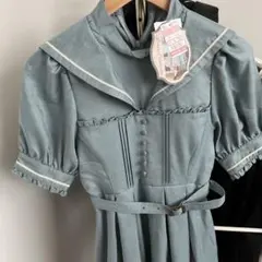 セーラーワンピース ひざ丈ワンピース