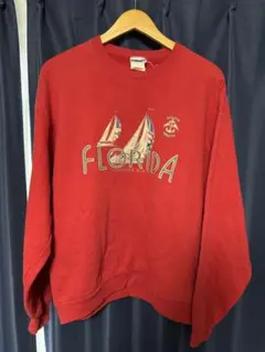 90s JERZEES FLORIDA セーリング スウェット USA古着のサムネイル