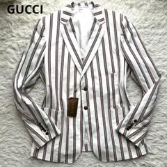 gucci ダブルテーラードジャケット　ストライプ GUCCI × Adidas サイドラインダブルテーラードジャケット - メルカリ