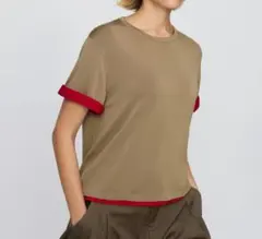 UNIQLO C ボクシーニットT ベージュ Mサイズのサムネイル