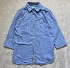ブルー　シャツ　　ジャングルストーム