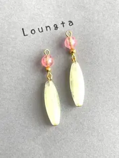 ハンドメイドピアス 樹脂ピアス エスニックピアス 大ぶりピアス 小ぶりピアス