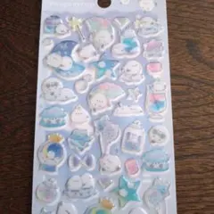 シマエナガのキラキラシール