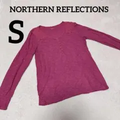 NORTHERN REFLECTIONS 長袖Tシャツ S ピンク