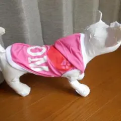 小型犬☆可愛い春向けフード付きタンクトップ　Tシャツ3号　S