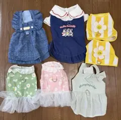犬用 服　ワンピース　スカート　7点まとめ　サイズM/L