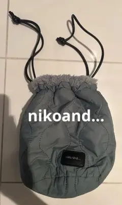 niko and...キルティング ショルダーバッグ