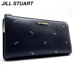 美品✨ジルスチュアート 長財布 スプリンクル リボン総柄 L字 