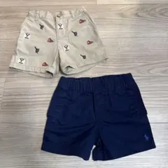 Ralph Lauren ハーフパンツ2枚セット 12M