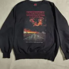 【美品】GU×ストレンジャー・シングス ブラック スウェット