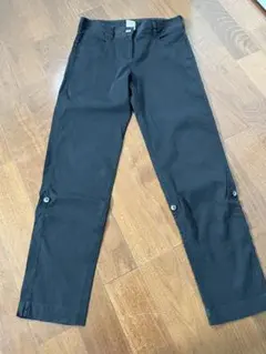 美品✨theory リネンレーヨン　ブラックカーゴパンツのサムネイル