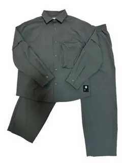 ZARA キッズ セットアップ カーキ 130 シャツ上下